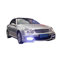 Para Mercedes CLKW209 parachoques delantero y trasero Vald C200 amplificador de escape de derivación lateral