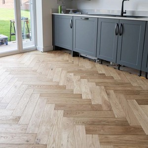 Plancher en bois massif de chêne naturel à 100%, moderne, qualité ABCD, chêne <span class=keywords><strong>blanc</strong></span>, imperméable, pour <span class=keywords><strong>chambre</strong></span> à coucher, salon et cuisine - Product Image 1