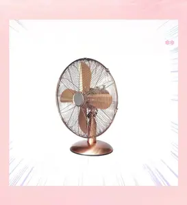 16 inch bảng fan hâm mộ đứng fan hâm mộ với kim loại nướng nặng Vòng cơ sở 220 V Đồng vật liệu thép không gỉ