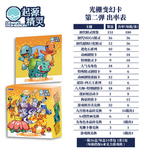 Pokeoned Board Game eif nguồn gốc Gameboy tiên tiến GBA 3D lenticular Câu Đố gạch Acrylic nam châm kinh doanh thu thập thẻ Booster hộp - Product Image 5