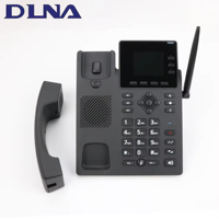 Téléphone VoIP avec écran couleur de 2,4 pouces, 3 lignes SIP, conférence audio à 3 participants, double SIM, 4G VoLTE, WiFi 2,4 GHz, téléphone IP