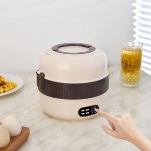 Scaldavivande Elettrico Multifunzione <span class=keywords><strong>in</strong></span> Acciaio Inossidabile da 1L con Funzioni di Cottura a Vapore e Bollitura Uova, Ecologico per Casa e Auto - Product Image 3