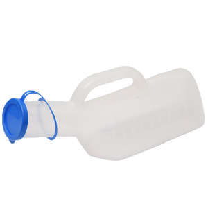 Urinoir rectangulaire en plastique de 1000ml avec couvercle, portable, pour hommes, femmes, personnes alitées, enfants, type debout - Product Image 5