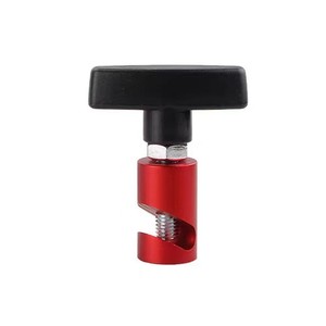 Varilla de soporte para capó de coche, herramienta de fijación antideslizante de aluminio rojo para reparación y reemplazo - Product Image 1