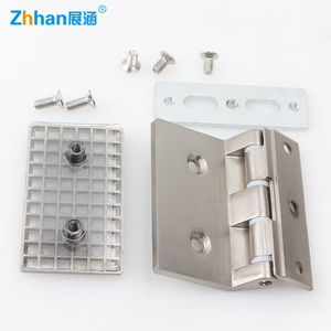 Bisagras para Mamparas de Vidrio Zhan Han, Acero Inoxidable Cepillado, Aleación de Aluminio, Bisagras para Puertas de Oficina - Product Image 4