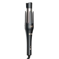 Rizador de Pelo Automático RAF R.4413 de 48W con 160C, 180C y 200C Niveles de Calor, Apagado Automático en Una Hora, Herramienta de Peinado Negra para Uso Doméstico