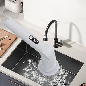 Cepillo de Limpieza Eléctrico Portátil 8 en 1, 80W, Cepillo Giratorio Mágico para Uso Doméstico, Brosse De Nettoyage Electrique - Product Image 2