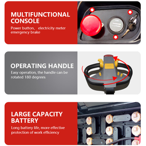 Nuovo Transpallet Elettrico Afuko Capacità 2t Batteria agli Ioni di Litio 24V Pneumatici Solidi in Poliuretano <span class=keywords><strong>Dimensioni</strong></span> Forche 1150x175 300mm Carico - Product Image 3