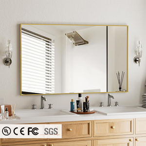 Cadre de miroir complet personnalisé Miroir de <span class=keywords><strong>salon</strong></span> de coiffure professionnel orné décoratif - Product Image 4