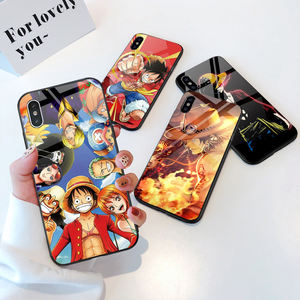 <span class=keywords><strong>Coque</strong></span> de téléphone portable en verre <span class=keywords><strong>One</strong></span> <span class=keywords><strong>Piece</strong></span> pour <span class=keywords><strong>Iphone</strong></span>, compatible modèles 13, 12 Pro Max, Xr, Xs, A51, A71, S10, S20, S21, avec impression à personnaliser - Product Image 4