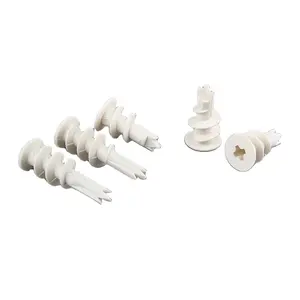 Wholesale 14mm Flat Head Drywall Anchor Self-Drill Plastic Wall Screw Plug with 14x23 Plasterboard Plug Metric System