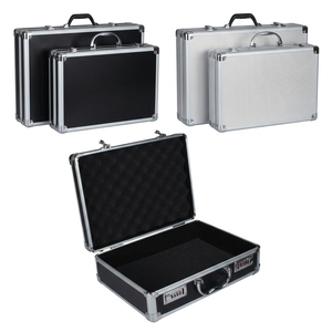 Boîte de rangement en alliage d'aluminium pour instruments de précision, doublée d'EVA, avec serrure à combinaison, étui à outils portable - Product Image 2