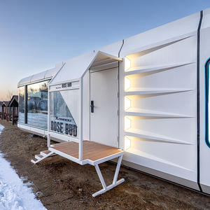 <span class=keywords><strong>Casa</strong></span> Cápsula Tipo Castillo de Dos Pisos, Unidad Prefabricada con Estructura de Acero, Diseño de Lujo con Sala, Cocina y Baño para Negocios de Resorts o <span class=keywords><strong>Airbnb</strong></span> - Product Image 2