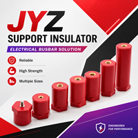 Aislador de Soporte para Barra Colectora Serie JYZ, Rojo, Espaciador Eléctrico de Bajo Voltaje para Panel de Distribución de Equipos de Conexión, Kit de Panel de Energía