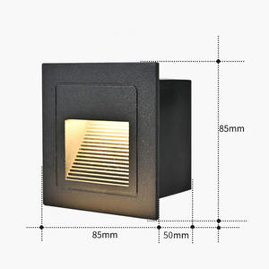 Kit d'éclairage d'escalier carré LED 3W de premier fabricant, éclairage d'escalier, lampe d'escalier LED - Product Image 3