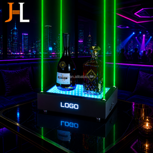 <b>bar</b> Supplies <b>LED</b> Luminous Champagne Holder With Green Laser Abyss <b>Bar</b> KTV Party Lounge Night Club Glowing Wine Base Display Rack - Product Image 5