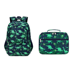 Venta al por mayor Mochila escolar con bolsas de almuerzo Escuela primaria Niños Satchel <span class=keywords><strong>Bag</strong></span> <span class=keywords><strong>2</strong></span> en 1 Moda competitiva - Product Image 1