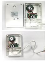 Sonnette filaire électrique mini puissante 12V DC à 2/3/4 lignes pour chambre d'hôtel, avec sonnerie musicale Ding Dong, blanche, 90dB, facile à installer