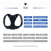 Produits Tendance de Correcteur de Posture Intelligent Fort Soutien Postural pour Redressement de la Colonne Vertébrale