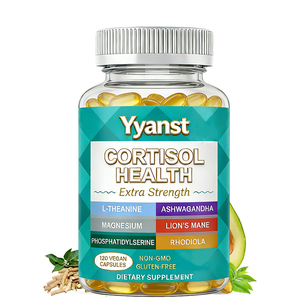 ส่วนผสมสมุนไพรที่เชื่อถือได้จากผู้ผลิตแบบ OEM/ODM ช่วยเพิ่มพลังงานและสมาธิ ส่งเสริมการนอนหลับอย่างพักผ่อน ได้รับการรับรองมาตรฐาน GMP ซอฟต์เจลอะชวาคานธาสำหรับผู้ใหญ่ น้ำตาลต่ำ - Product Image 1