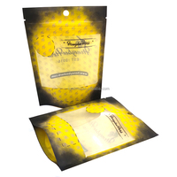 Sac ziplock refermable à impression personnalisée champignon 3.5 pochette debout résistante aux enfants sacs d'emballage de tabac à fermeture éclair