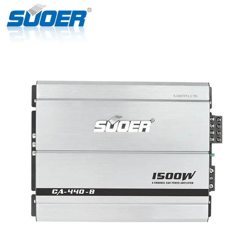 Suoer amplificadores de alta qualidade 12v convexo, amplificador de potência e áudio do carro CA-440-B 4500/2800/1500w