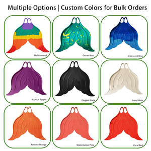 ホットセール！新登場！プロ仕様の丈夫なシリコン製マーメイドモノフィン、子供と大人のためのトレーニングダイビングフィン、在庫あり - Product Image 4