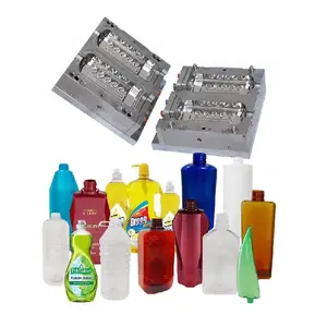 Op Maat Gemaakte Precisie Metalen Fabrikant Geneeskunde 1 Liter 2.2 L Wasmiddel Fles Maker Blaasvormmachine Plastic Fles Mal