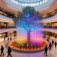 Lumière décorative commerciale à fibres optiques RGB, IP65, étanche en extérieur, pour la place, l'arbre, l'aménagement architectural, les lumières extérieures