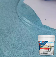 Revêtement liquide époxy auto-nivelant effet marbre, multicolore, haute brillance, résistant à l'usure, antidérapant, avec sable coloré, pour application au pinceau sur sols