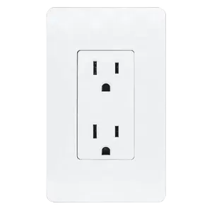 15 20 Amp Decorator Tamper Resistant AC Receptacle USA 110-125V Duplex Outlet Socket