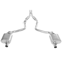 Système d'échappement pour Dodge Challenger Scat Pack 6.4L V8, silencieux à soupapes Catback, commande à distance, acier inoxydable SS 304, tuyau d'échappement
