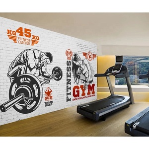 <span class=keywords><strong>Papier</strong></span> <span class=keywords><strong>peint</strong></span> photo personnalisé, revêtement <span class=keywords><strong>de</strong></span> gymnastique, poids-plume, barre <span class=keywords><strong>de</strong></span> Fitness - Product Image 2