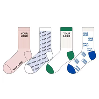Chaussettes Crew en Coton Bambou Personnalisables Noir Elite Calcetines Pas de Commande Minimum Marque Privée Bas Logo Placement Taille Jeune