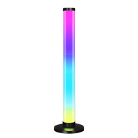 Luz Ambiental LED RGB de 360 Grados, Sincronizada con la Música, Activada por Sonido, para Fotografía, Transmisión en Vivo, Juegos, Decoración del Hogar