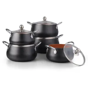 Yongkang Luxury Aluminium Cooking Pot Non Stick Cookware Sets Kitchenware