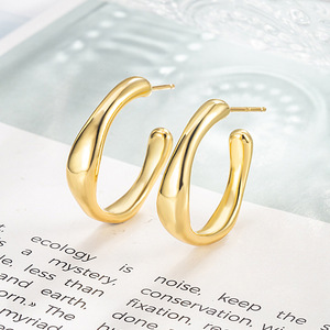 Aretes de Plata de Ley 925, Aretes de Acero Inoxidable al por Mayor, Juego de Joyas de Plata 925 Originales, Accesorios para Pendientes - Product Image 1