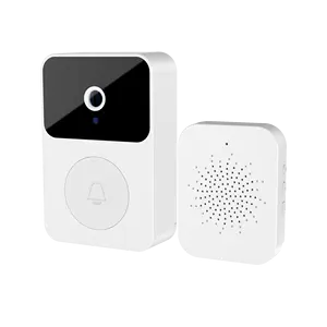 Visualize campainha inteligente wifi, campainha com visão noturna, suporte ao armazenamento em nuvem, função de auto captura de chamada de vídeo