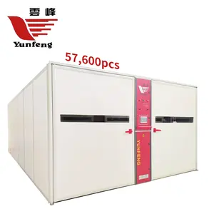 Yunfeng haute grande vente YFDF-576SL 57600 pièces incubateur d'oeufs de poulet 220 volts grands incubateurs usine prix de gros à vendre