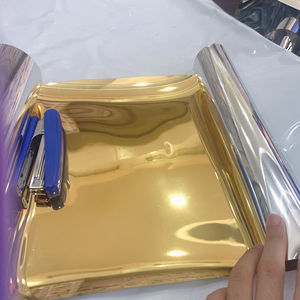 TPU oro plata PU líquido metálico tela espejo imitación Metal cuero <span class=keywords><strong>vinilo</strong></span> <span class=keywords><strong>para</strong></span> bolsos manualidades prendas - Product Image 6