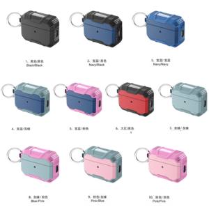 Fábrica nueva llegada armadura auricular caso híbrido cubierta protectora <span class=keywords><strong>Amazon</strong></span> Venta caliente caso para <span class=keywords><strong>airpods</strong></span> 1 <span class=keywords><strong>2</strong></span> 3 4 <span class=keywords><strong>PRO</strong></span> <span class=keywords><strong>2</strong></span> con gancho - Product Image 1