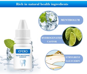 <strong>EFERO</strong> Own Brand 10ml Plastic Multi-Purpose Non-Toxic Teeth Whitening Powder Set Oral Essence Plaque Cleaning Solution Wholesale - Product Image 6