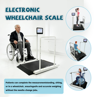 Pèse-personne électronique en acier pour fauteuil roulant avec écran LCD – Hôpitaux, maisons de retraite, centres de santé – Personnalisable OEM