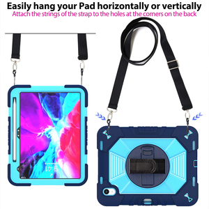 Étui de protection robuste pour tablette iPad 10e génération 10,9 pouces A16 11e génération 2025, avec béquille rotative et support pour stylet - Product Image 4