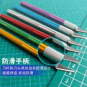 Çin fabrika özel sıcak satış alüminyum gravür DIY sanat zanaat hobi Exacto kesici oyma bıçağı seti altı çeşit bıçak
