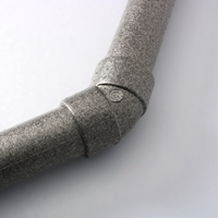 Coude de ventilation EPP 45° °   90 °   Raccord de tuyauterie pour système d'air frais HVAC, raccord isolé léger