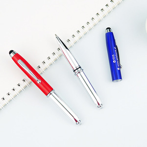 Led Light Writing Touchscreen 3 In 1 <b>Pen</b> Metal Promotional Gift For <b>Tablets</b> With Digital Printing Custom Logo Support - Product Image 4