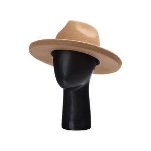 Chapeau en feutre de laine <span class=keywords><strong>tendance</strong></span> <span class=keywords><strong>2022</strong></span>, chapeau Fedora rétro à bord relevé pour femmes, dames, enfants, mode automne-hiver - Product Image 4