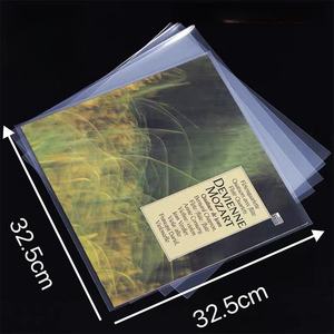 Fundas Autoadhesivas de Vinilo OPP para Discos, Calidad de Fábrica, 32.5x32.5CM, Resistentes a Arañazos, Transparentes, para Almacenamiento en Casa, Protectoras - Product Image 3