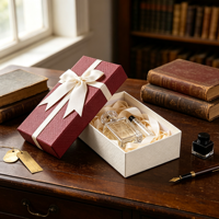 Coffret Parfum Cannelle avec Bouteille de Parfum, Thème Arôme Épicé, Coffret Cadeau Parfumé, Vente en Gros, Emballage Personnalisé